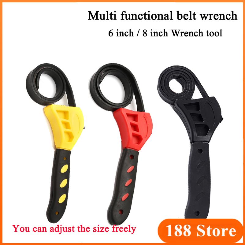 Adjustable Strap Wrench, 6-8In - Oil Filter Wrench avaliação e preço